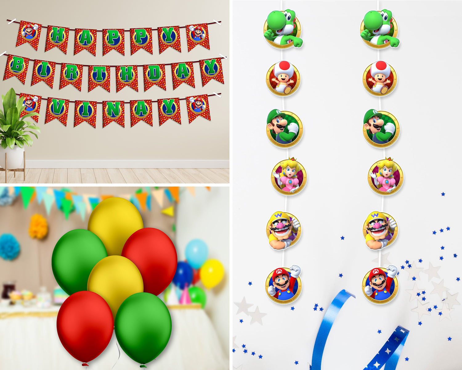 Super Mario Theme Basic Combo Kit | Party supplies online – Party ...