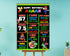Super Mario Theme Chalk Board - image 1 of 3 | Party Supplies India