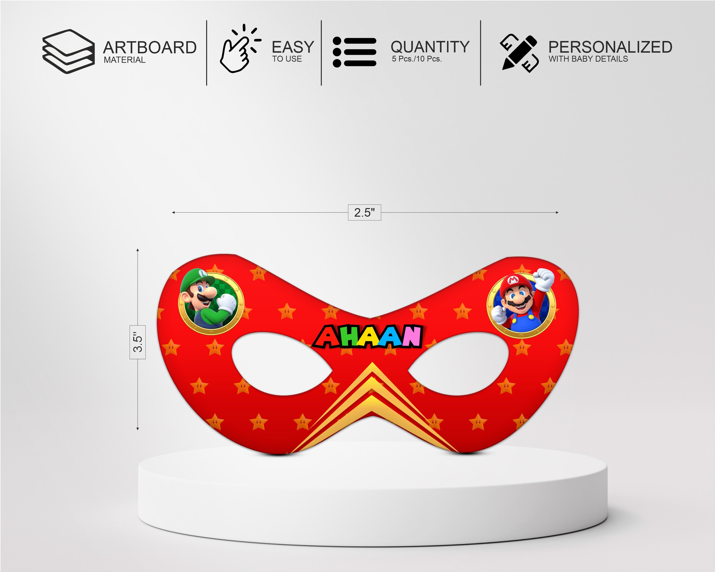 Super Mario Theme Customized Eye Mask
