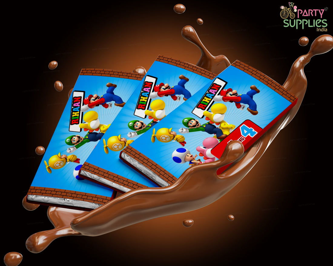 PSI Super Mario Theme Home Made Chocolate Return Gifts