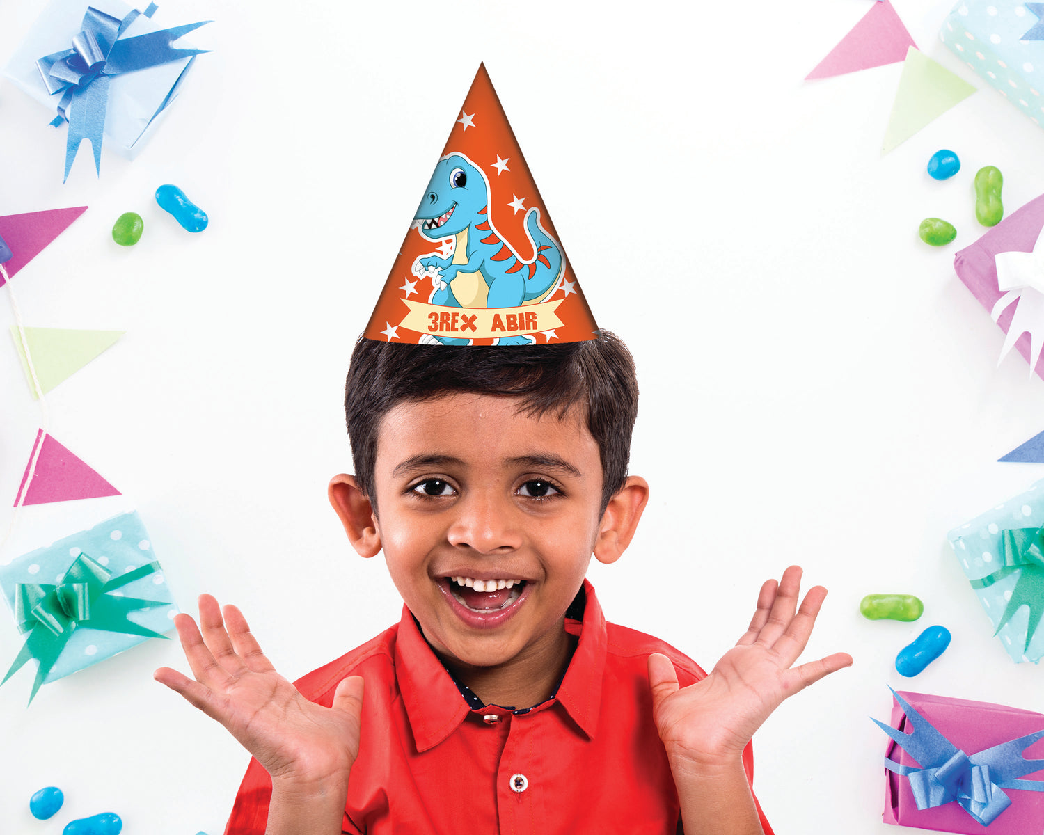 Dinosaur Theme Customized Hat - Main Image