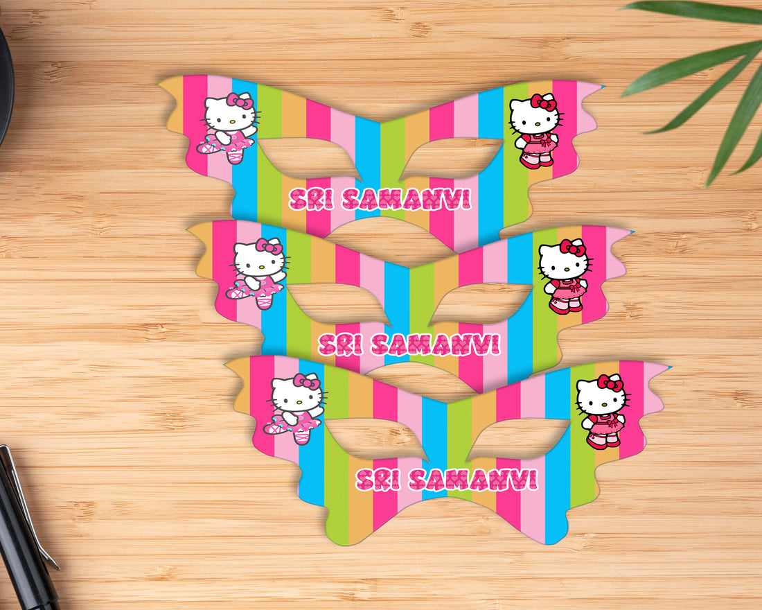 Hello Kitty Theme Personalized Eye Mask