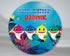 Shark Personalized Round Backdrop - image 1 of 5 | Party Supplies India