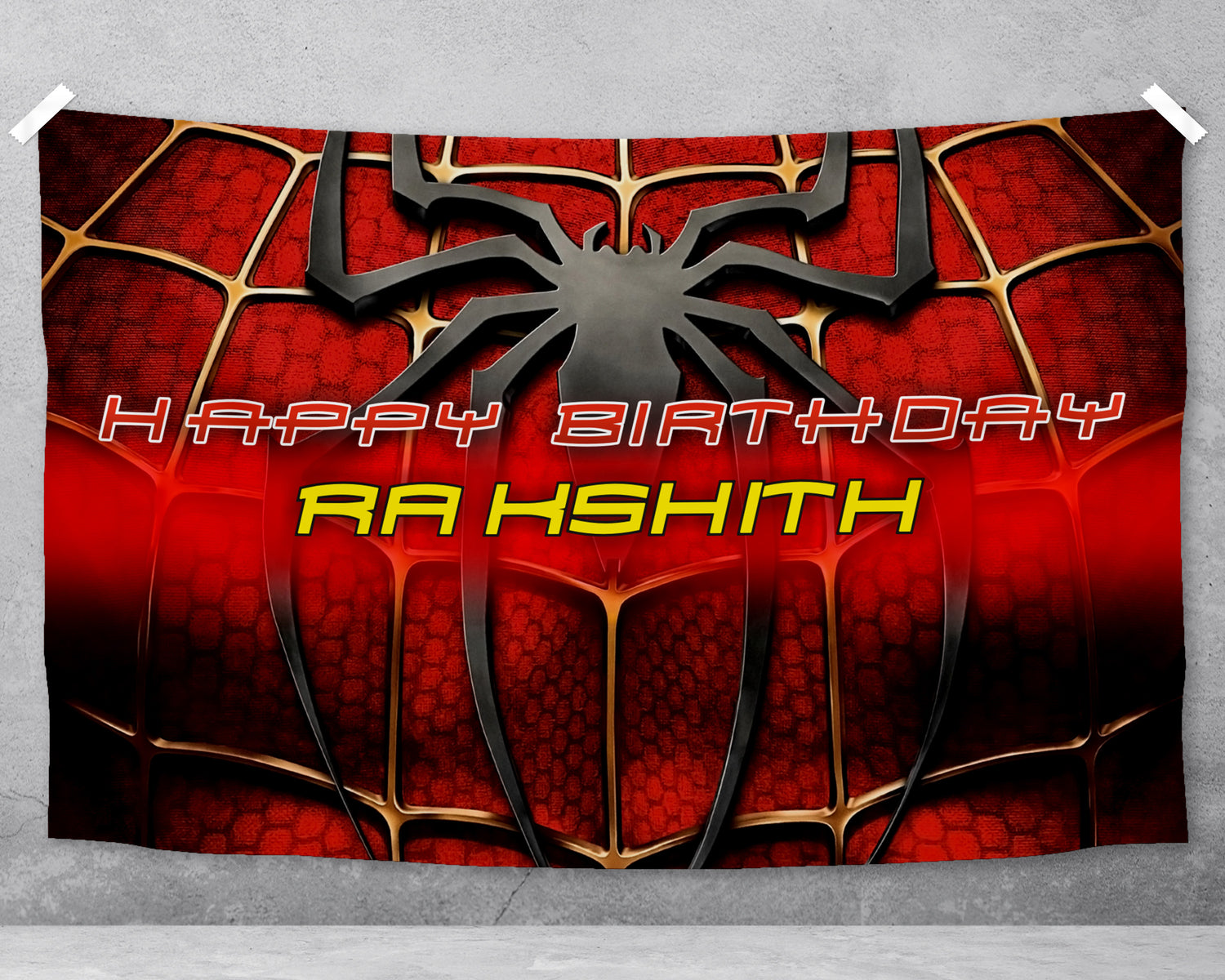 Spiderman Theme Backdrop - image 1 of 4 | Party Supplies India