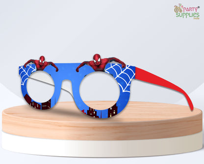 Spiderman theme  Birthday Party Glasses