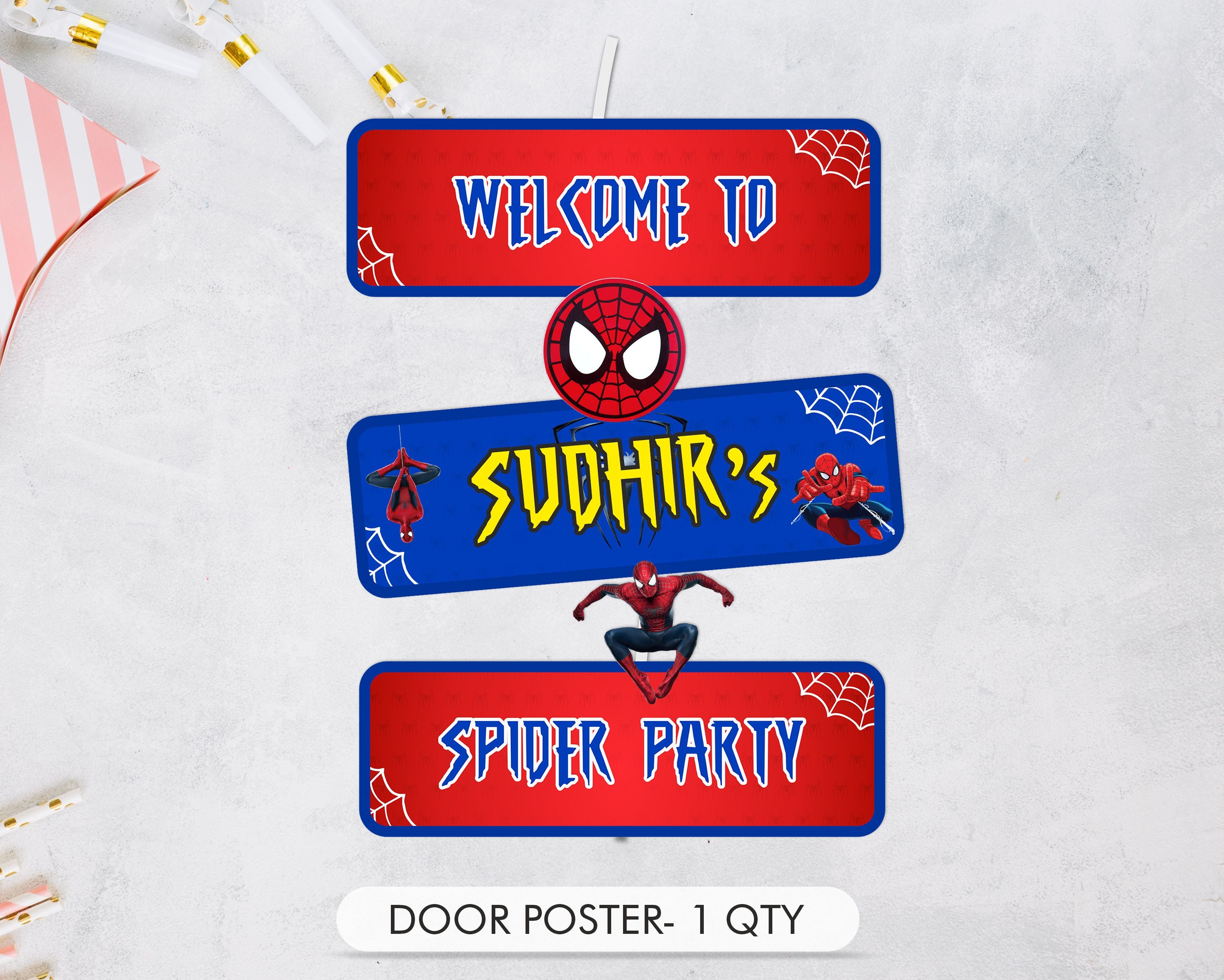Spiderman Theme Classic combo Kit - image 5 of 14 | Party Supplies India