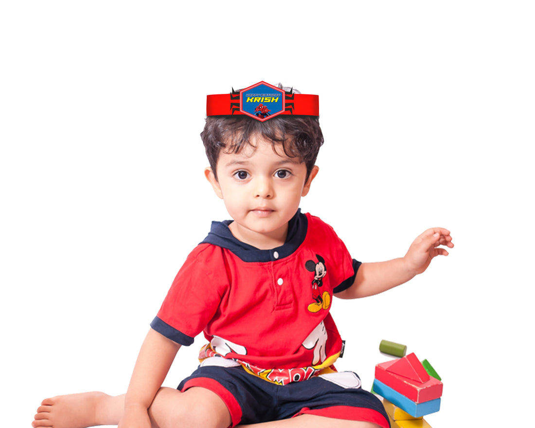 Spiderman Theme Crown Hat - image 2 of 5 | Party Supplies India