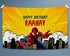 Spiderman Customized  Theme Backdrop - image 1 of 4 | Party Supplies India