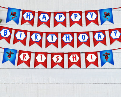 Spiderman Theme Customized Hanging - image 1 of 3 | Party Supplies India