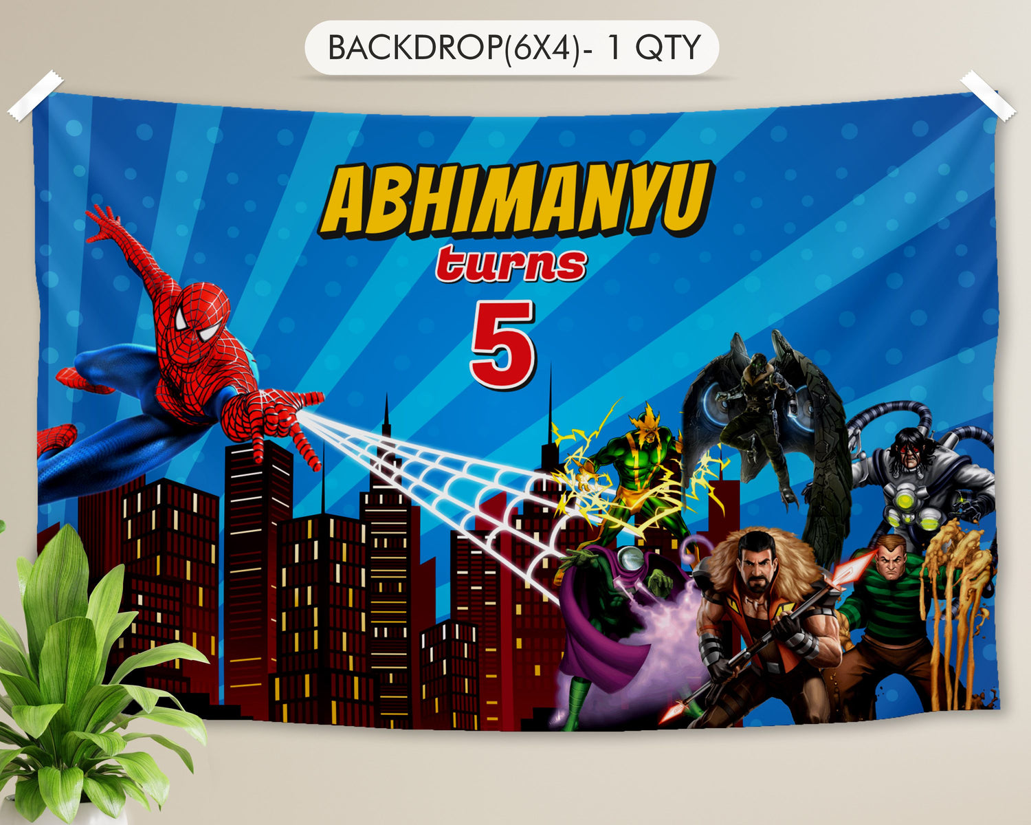 Spiderman Theme Exclusive combo Kit - image 2 of 11 | Party Supplies India