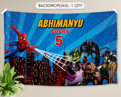 Spiderman Theme Exclusive combo Kit - image 2 of 11 | Party Supplies India