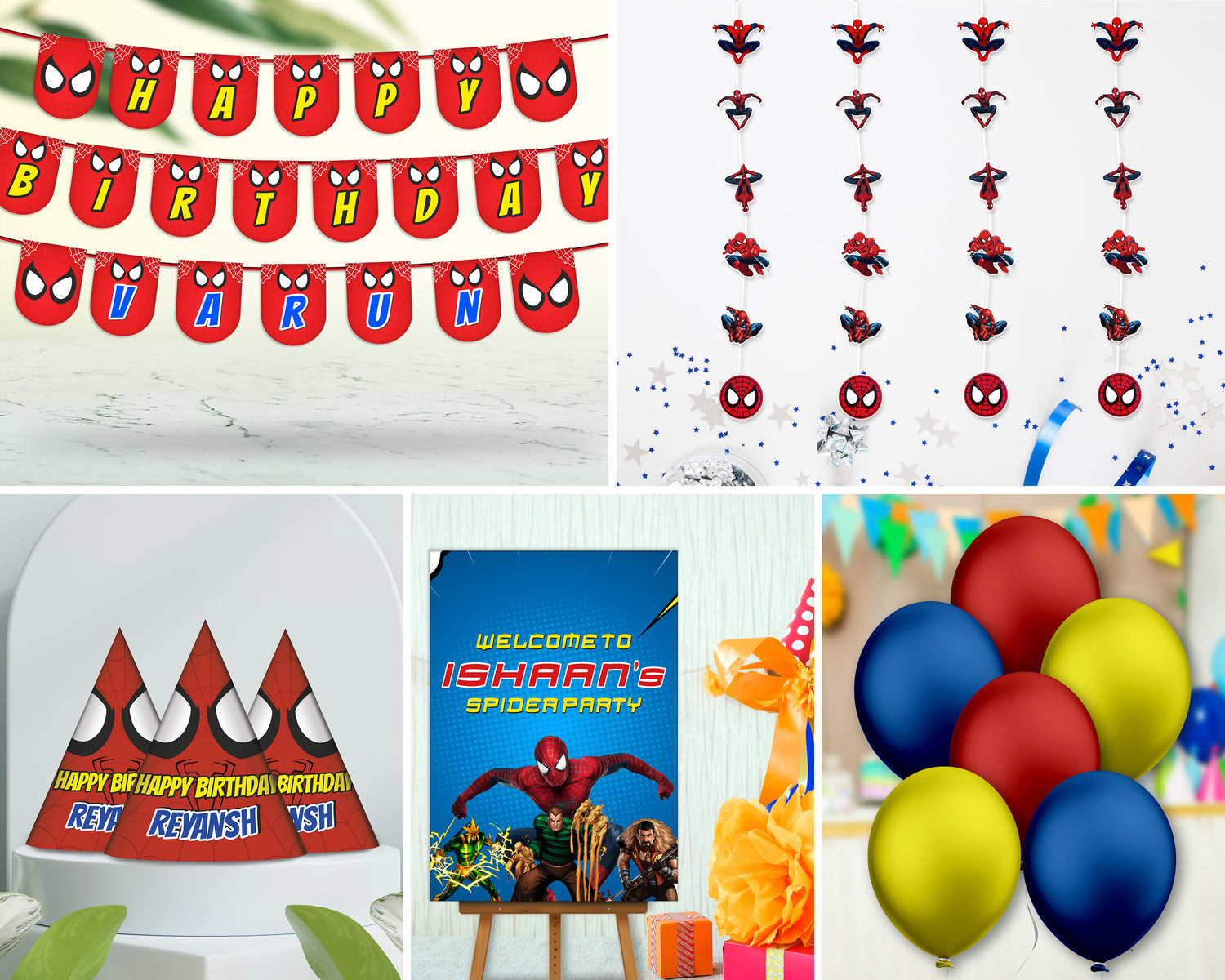 Spiderman Theme Heritage  combo Kit - image 1 of 6 | Party Supplies India