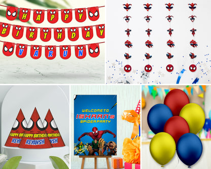 Spiderman Theme Heritage  combo Kit - image 1 of 6 | Party Supplies India
