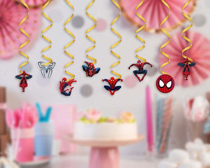 Spiderman Theme Swirls - image 2 of 3 | Party Supplies India