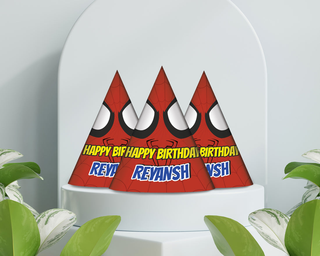 Spiderman Theme Customized Hat