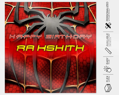 Spiderman Theme Square  Backdrop - image 4 of 4 | Party Supplies India