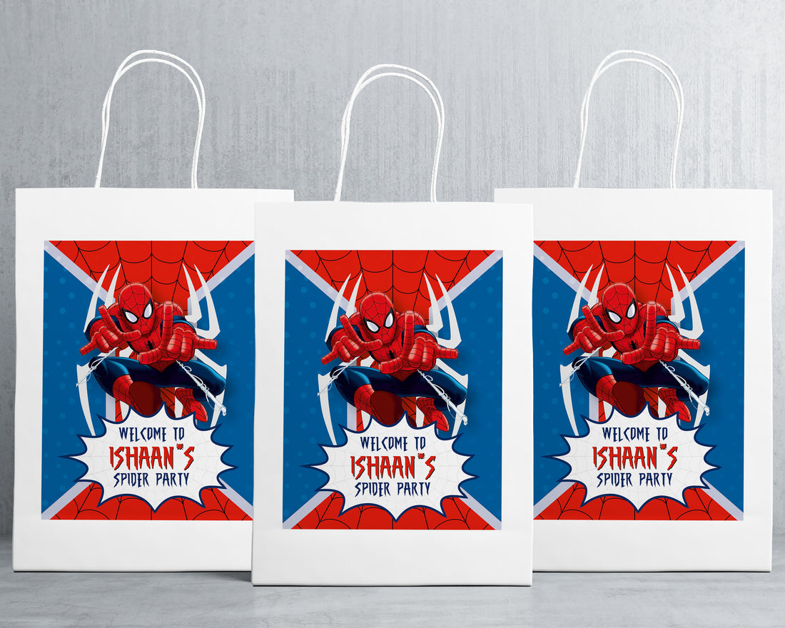Spiderman Theme Oversized Return Gift Bag