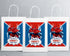 Spiderman Theme Oversized Return Gift Bag - image 1 of 5 | Party Supplies India