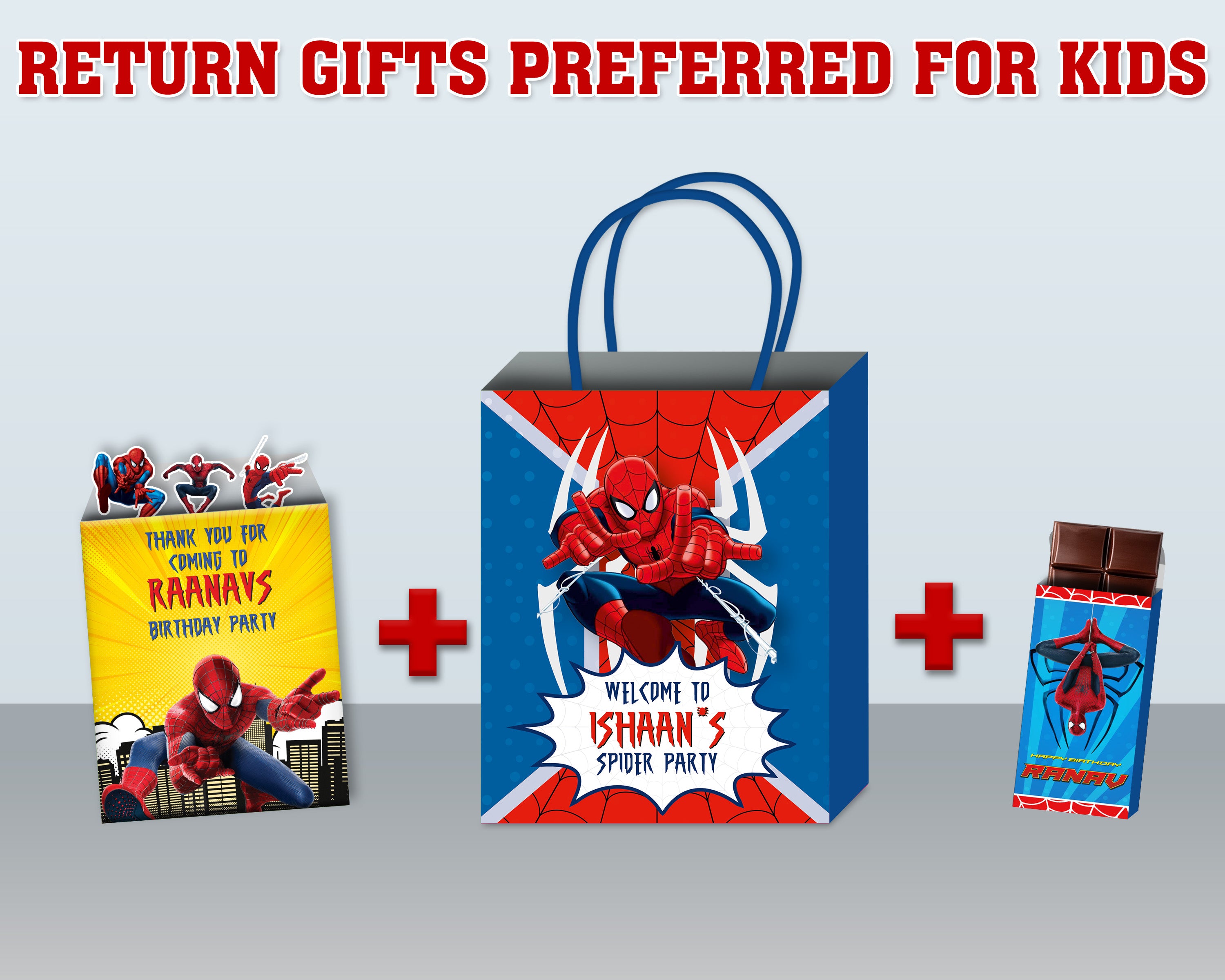 Spiderman Theme Return Gift Combo