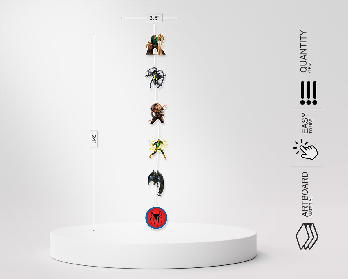 Spiderman Theme Character Dangler