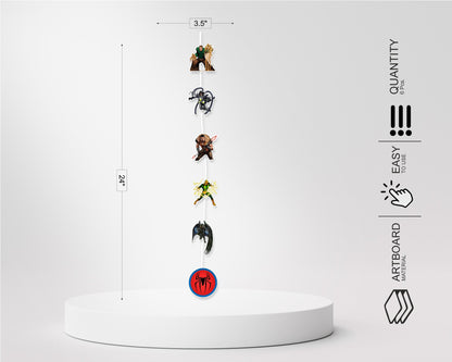 Spiderman Theme Character Dangler