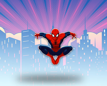 Spiderman Theme Cutout  SPM-15 - image 2 of 4 | Party Supplies India