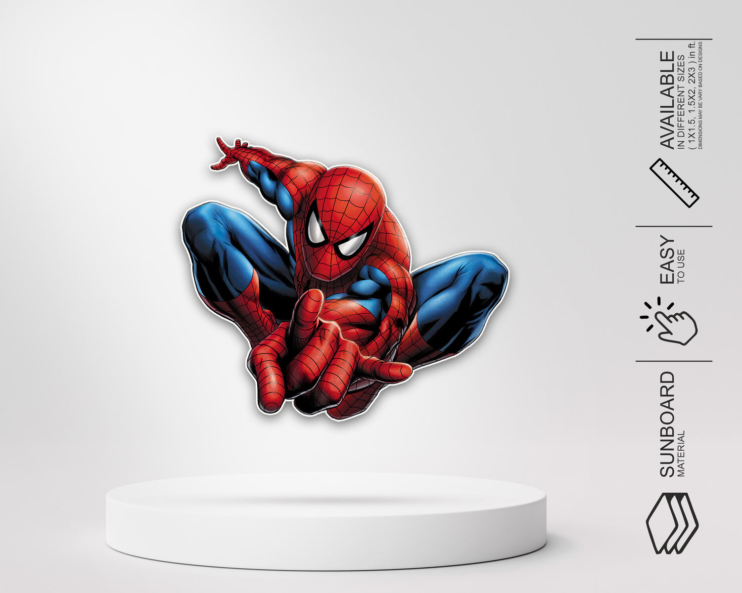 Spiderman Theme Cutout  SPM-16 - image 4 of 4 | Party Supplies India