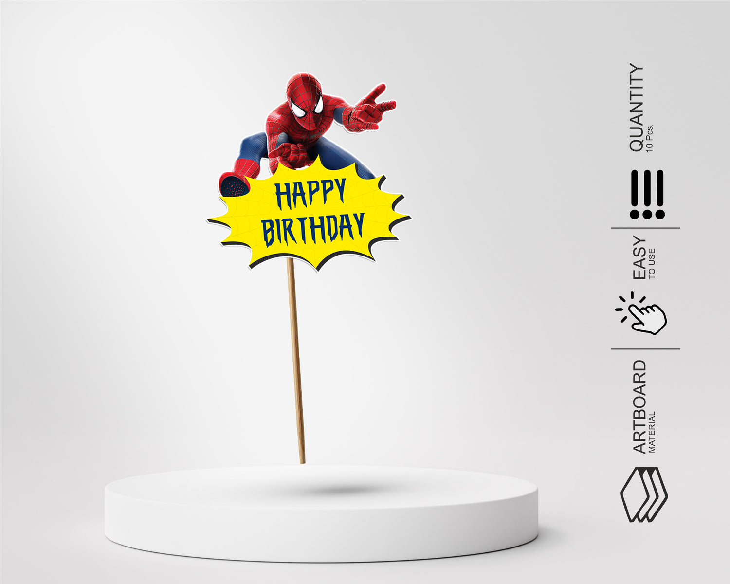Spiderman Theme Props - image 3 of 3 | Party Supplies India