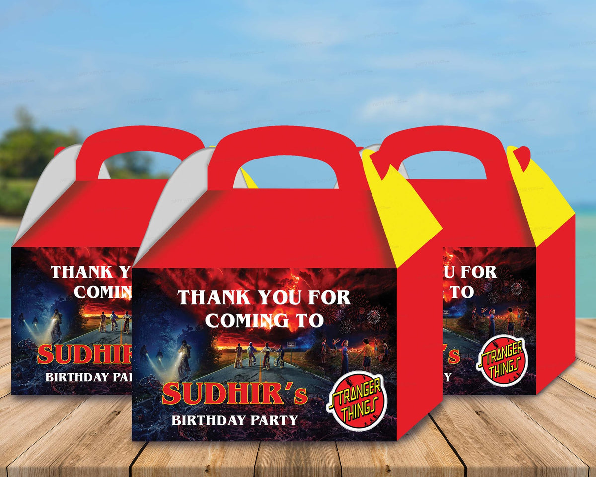 Stranger Things Theme Goodie Return Gift Boxes