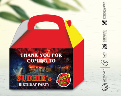 Stranger Things Theme Goodie Return Gift Boxes