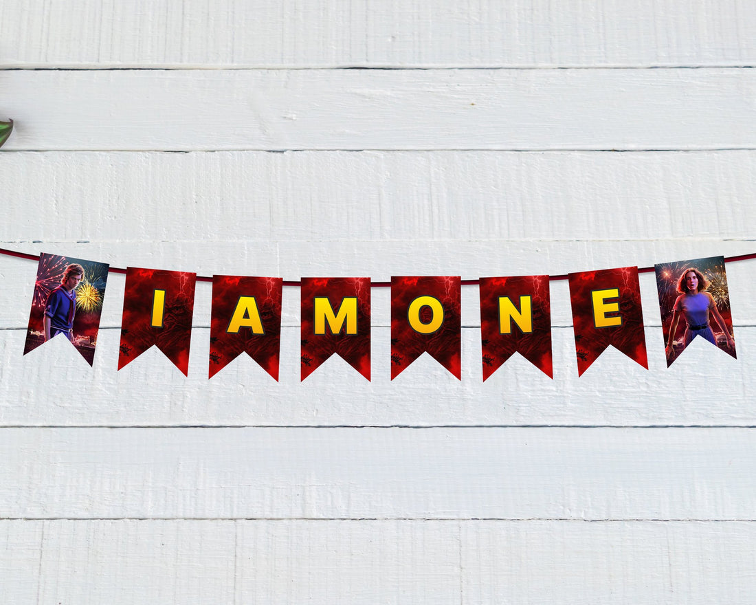 Stranger Things Theme Baby Age Hanging