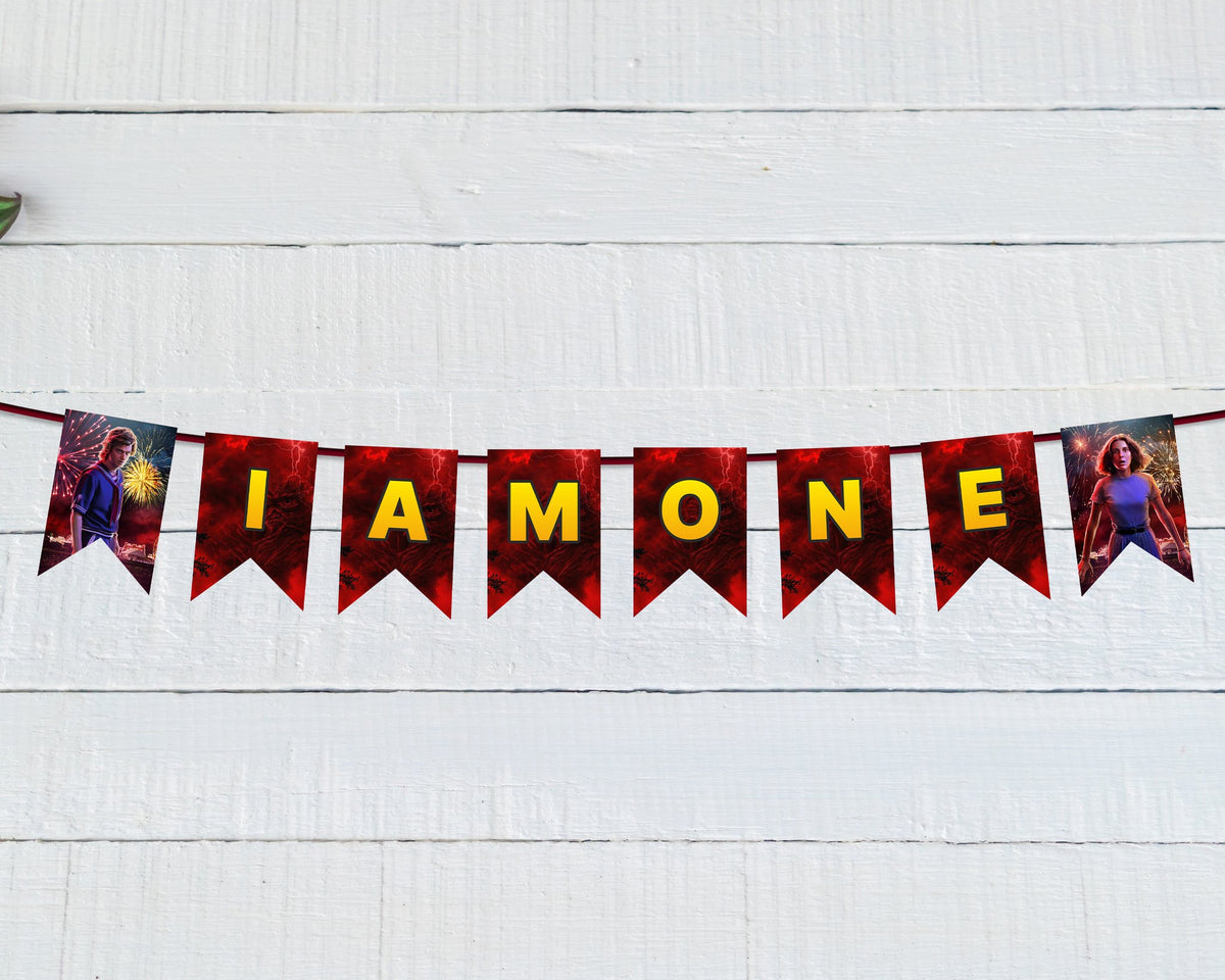 Stranger Things Theme Baby Age Hanging