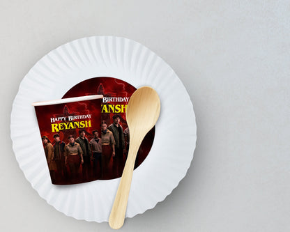 Stranger Things Theme Party Cups and Plates Combo