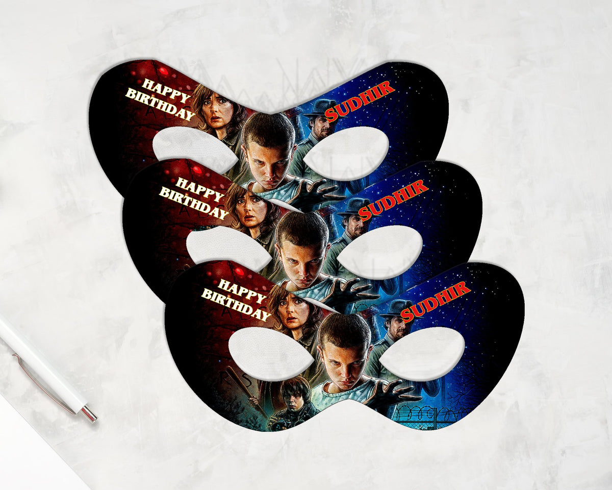 Stranger Things Theme Customized Eye Mask