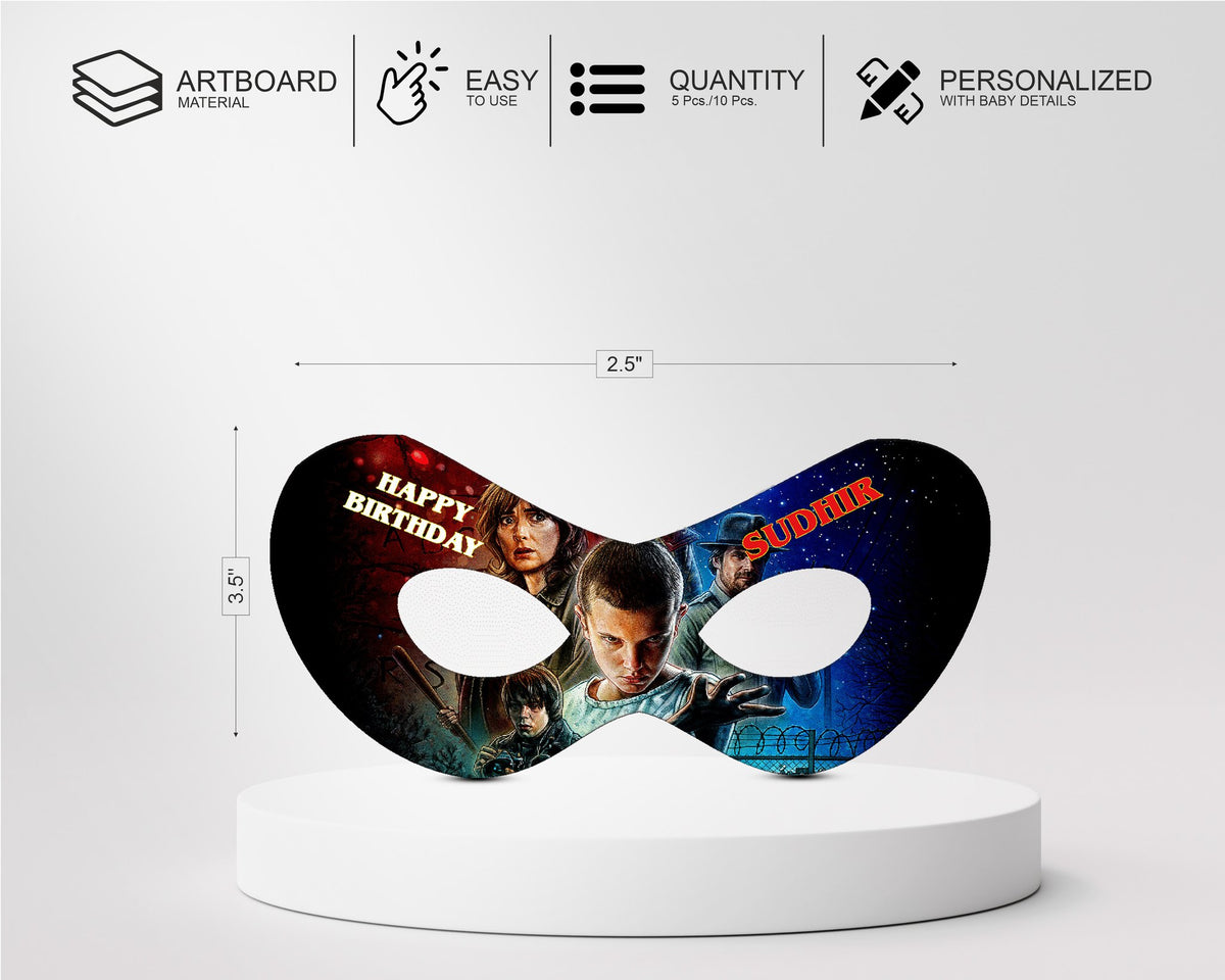 Stranger Things Theme Customized Eye Mask
