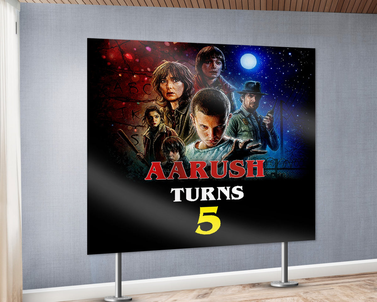 Stranger Things Theme Customized Square Backdrop