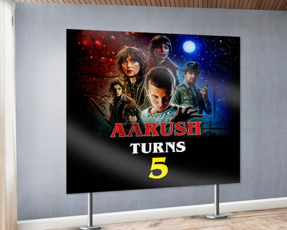 Stranger Things Theme Customized Square Backdrop