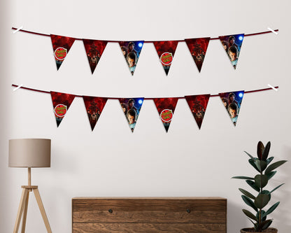 Stranger Things Theme Flag Bunting