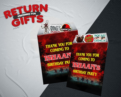 Stranger Things Theme Mini Magnetic Return Gift Pack