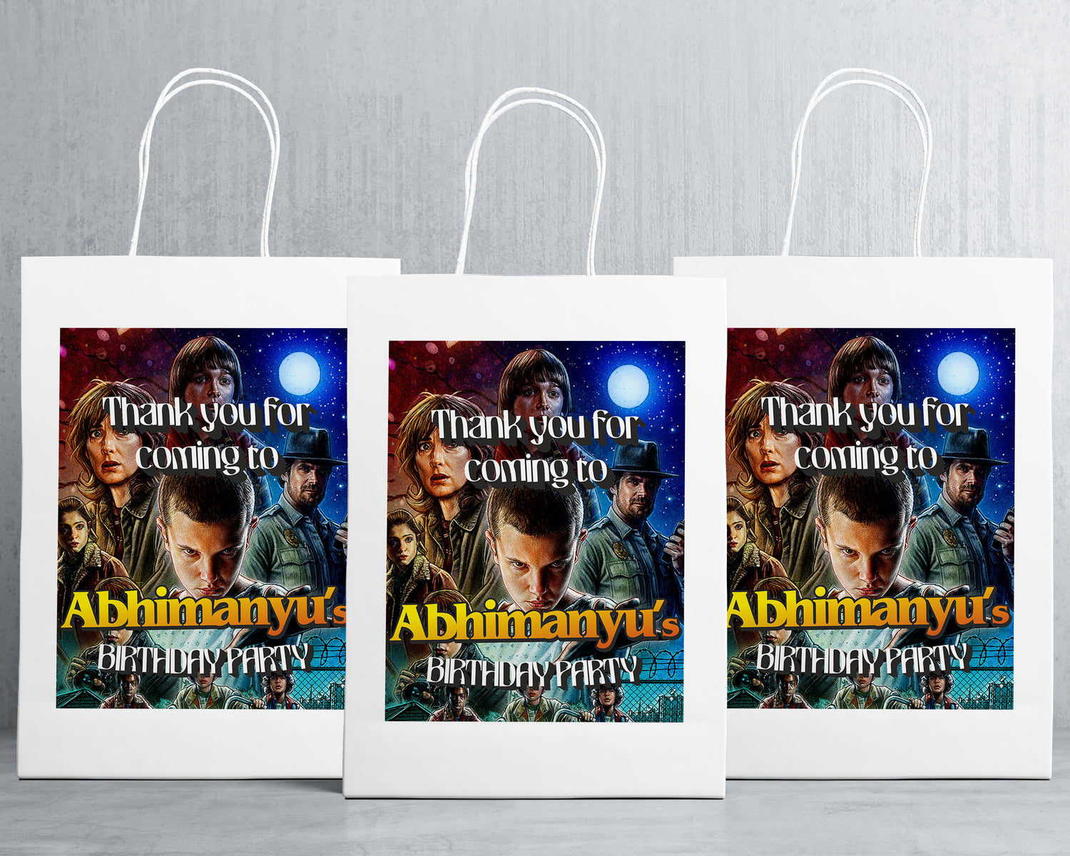 Stranger Theme Oversized Return Gift Bag - image 1 of 5 | Party Supplies India