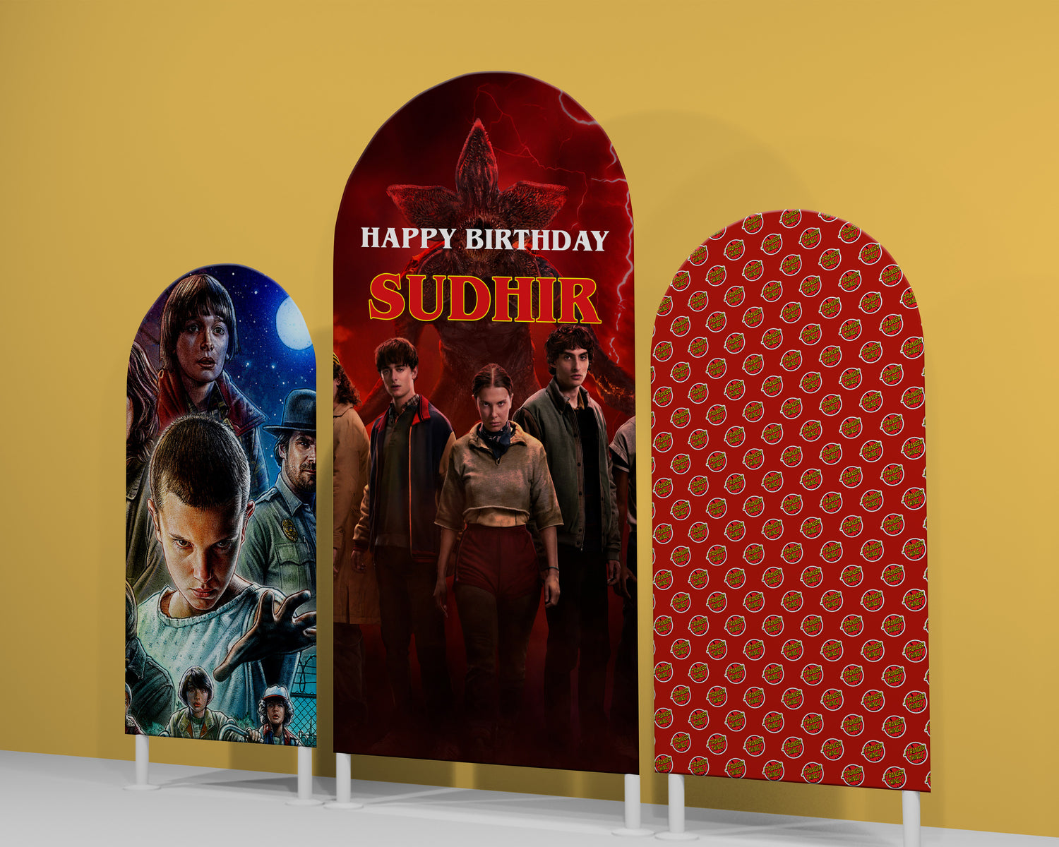 Stranger Things  Theme Arch Backdrop