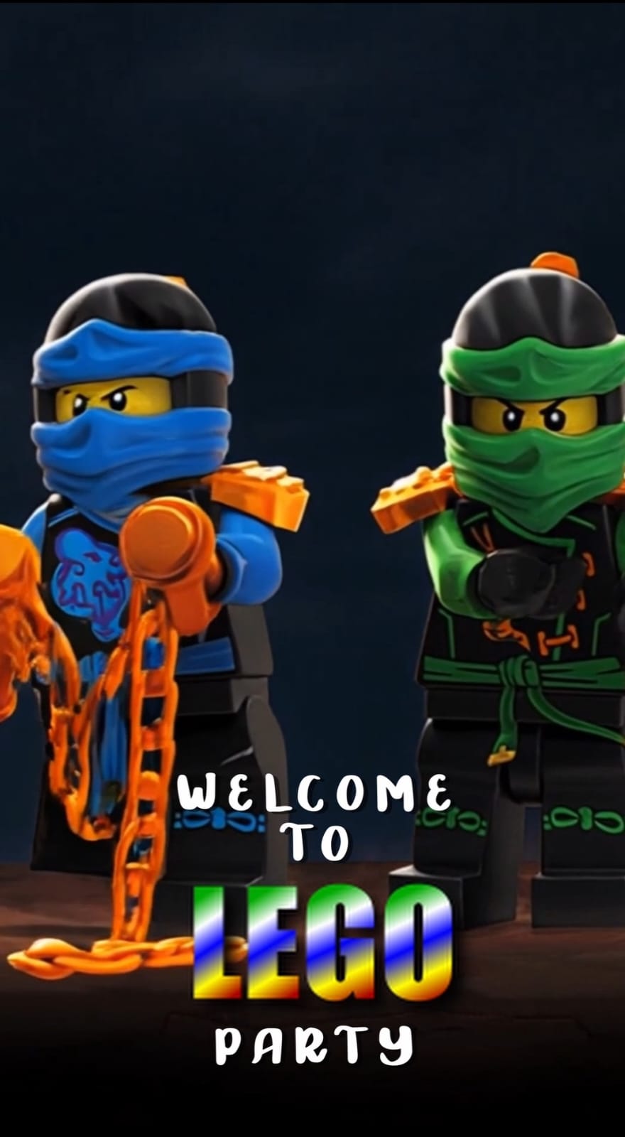 Lego Theme E-Video Invite