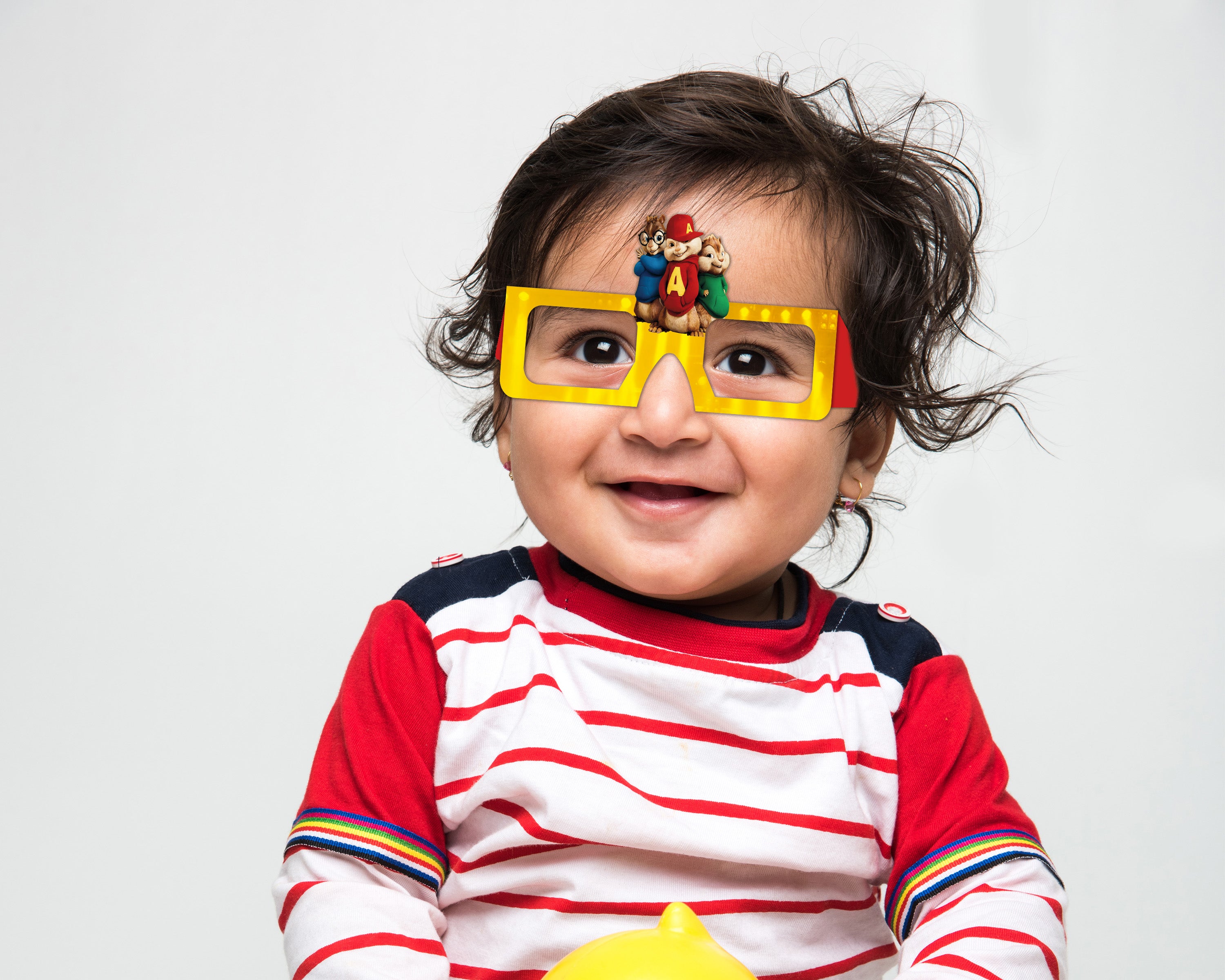 Alvin And Chipmunks theme Birthday Party glasses - 15 Pcs. / Rectangle - image 8 of 8 | Party Supplies India