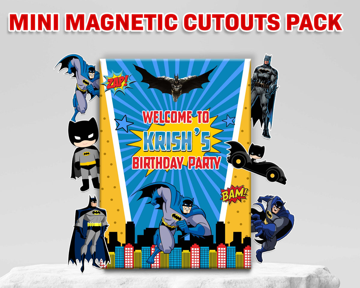 Batman Theme Mini Magnetic Return Gift Pack | Theme Return Gift – Party ...