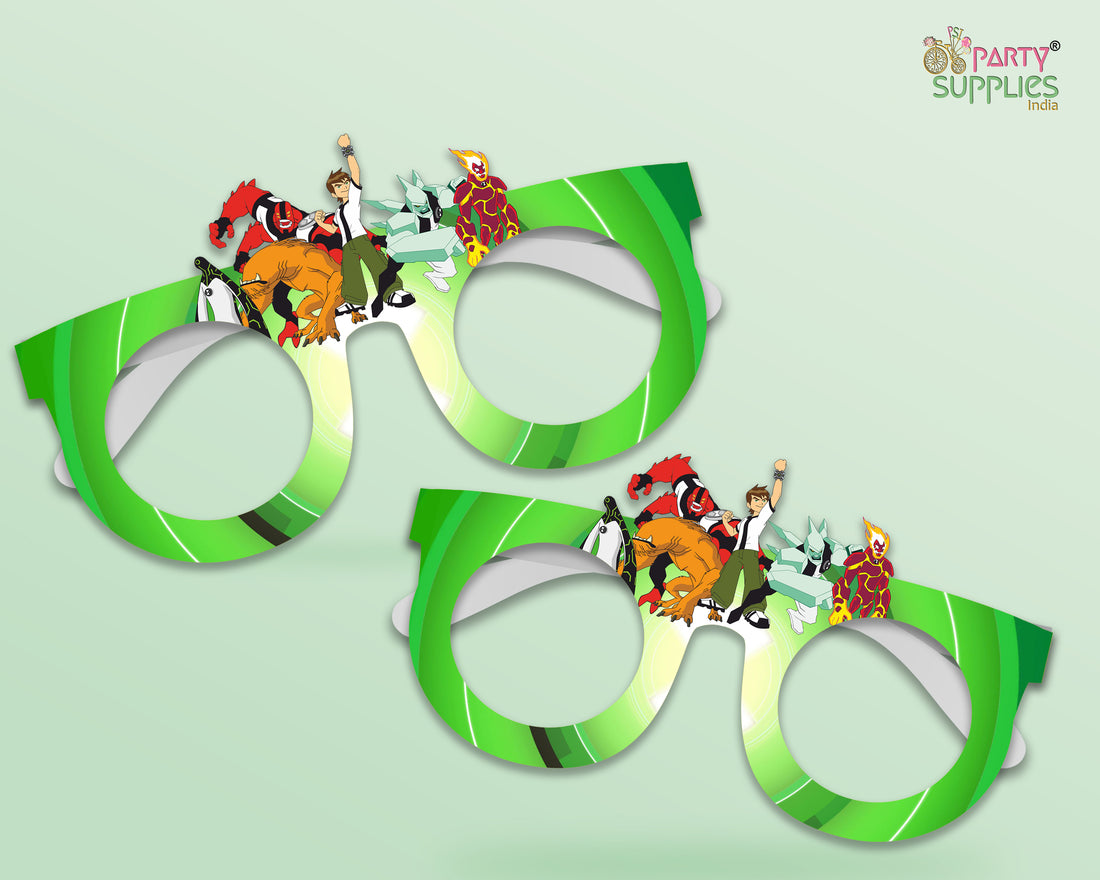Ben10 Theme Birthday Party Glasses
