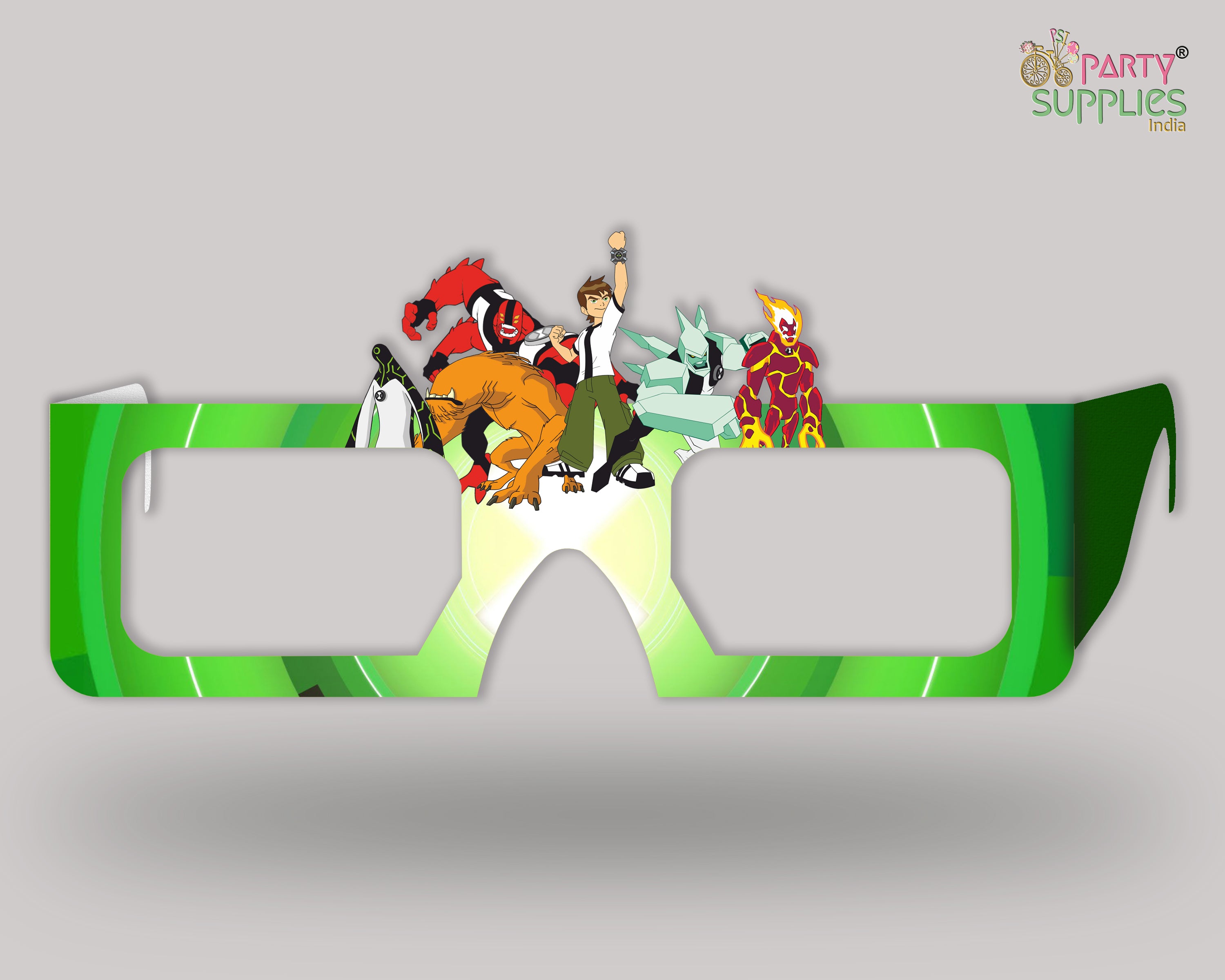 Ben10 Theme Birthday Party Glasses