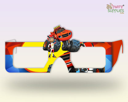 Blaze And The Monster Machines theme Birthday Party glasses