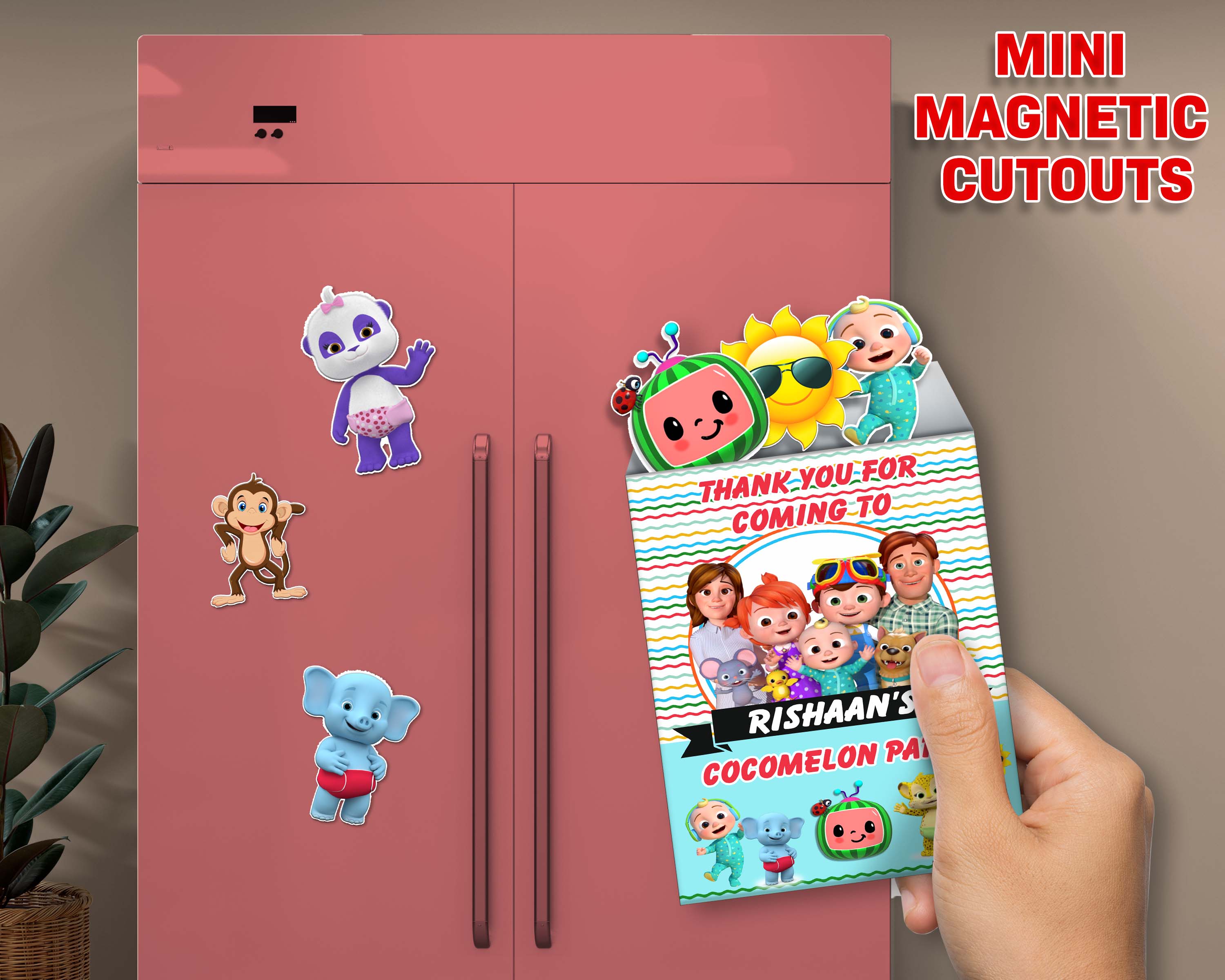 Cocomelon Theme Mini Magnetic Return Gift Pack