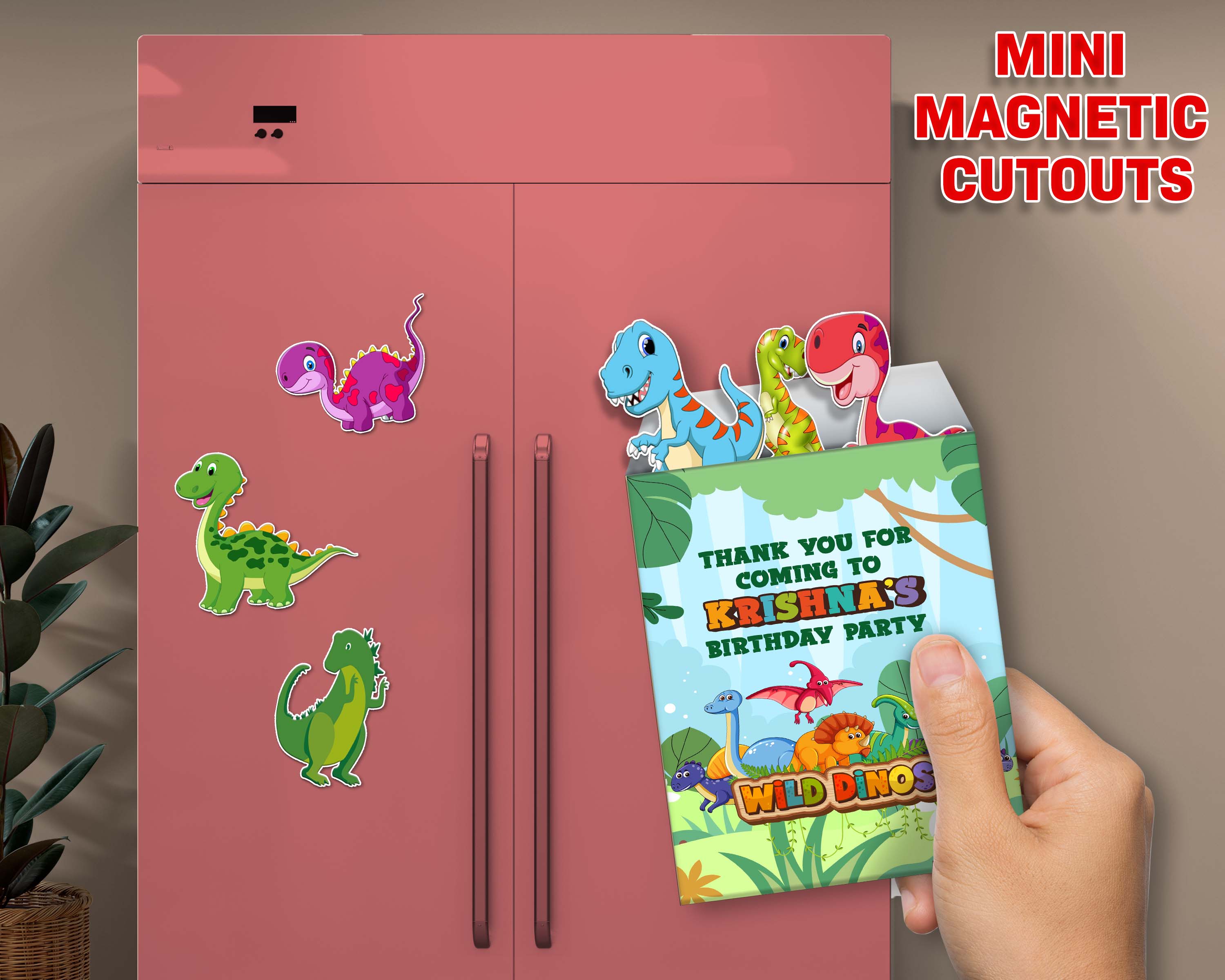 Dinosaur Theme Mini Magnetic Return Gift Pack