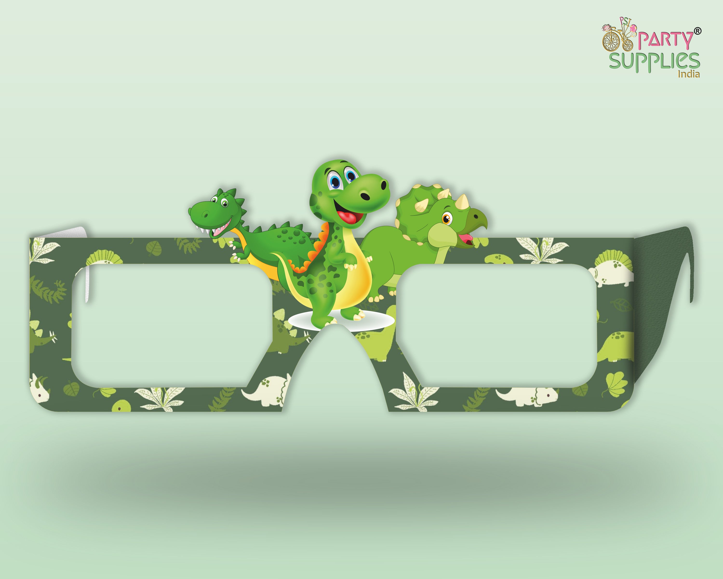 Dinosaur theme Birthday Party glasses